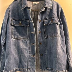 Denim Button-Up Jacket